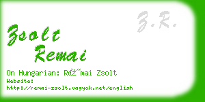 zsolt remai business card